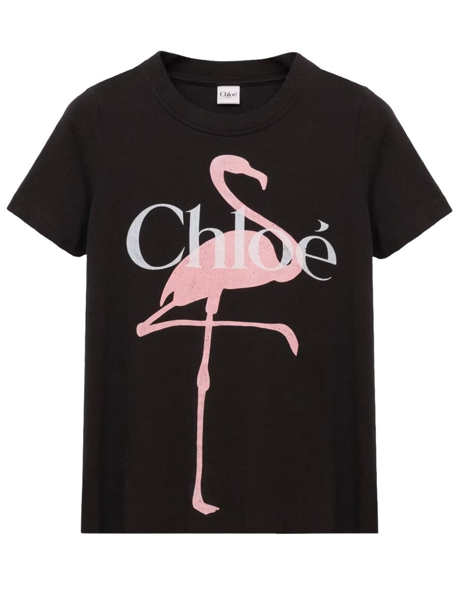 CHLOÉ - Woman - Black - T-shirt