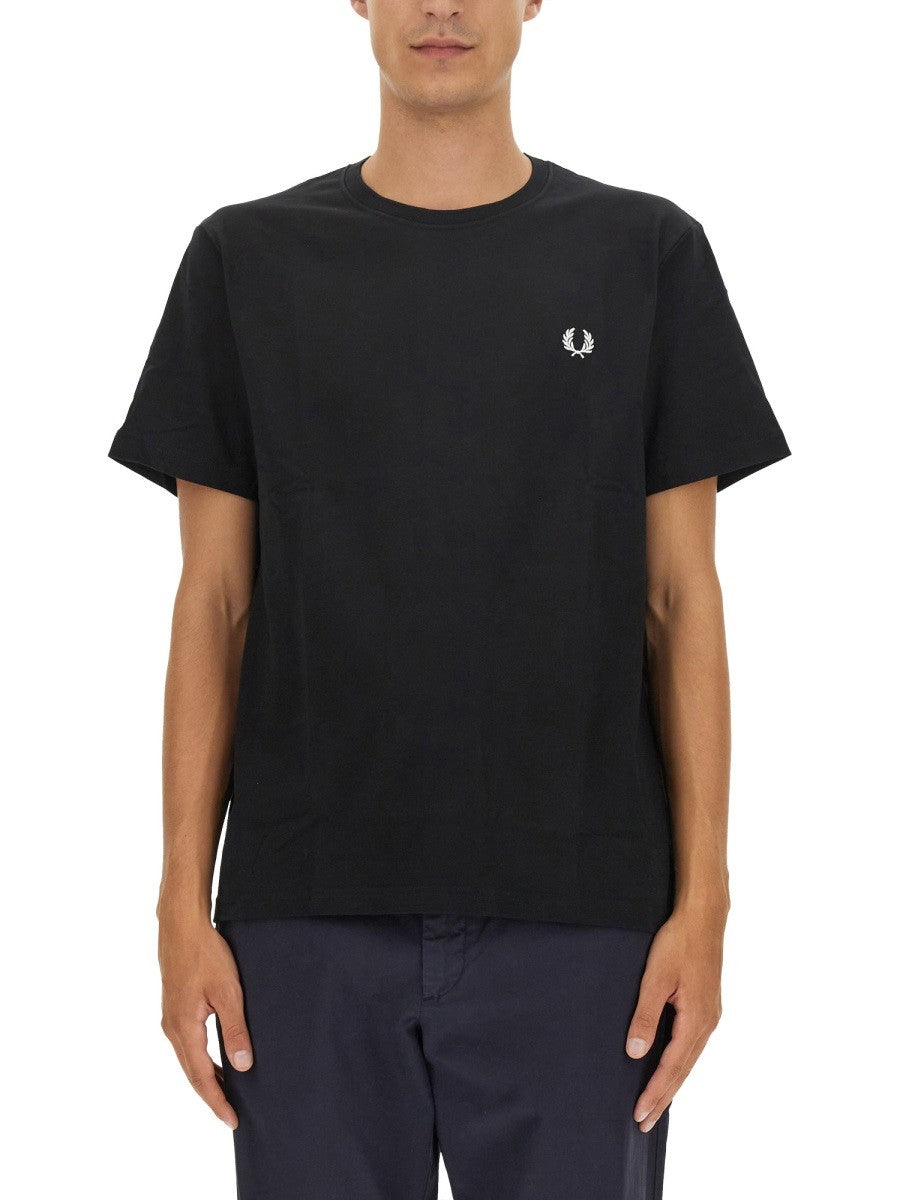 FRED PERRY - Man - Black - T-shirt