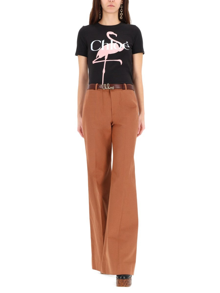 CHLOÉ - Woman - Black - T-shirt