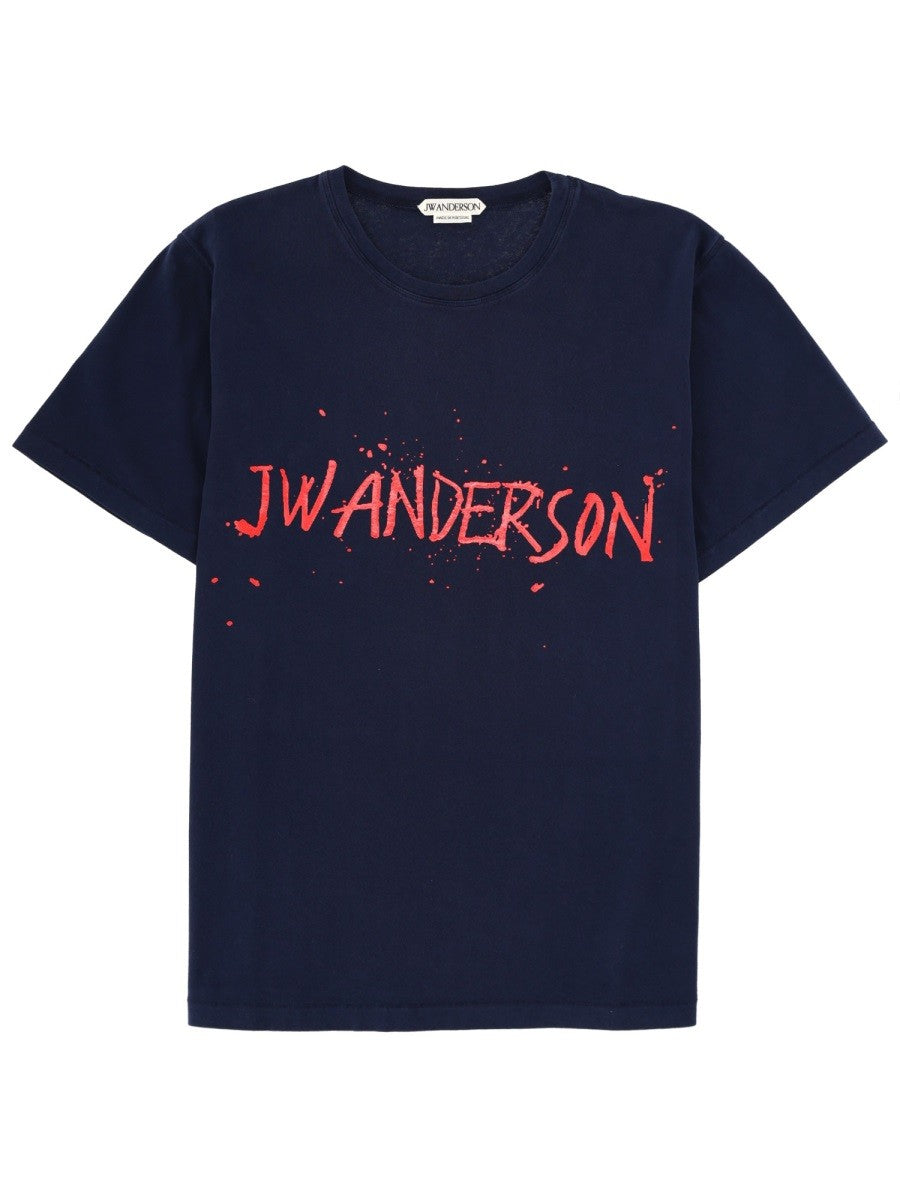 jw anderson - Man - Blue - T-shirt