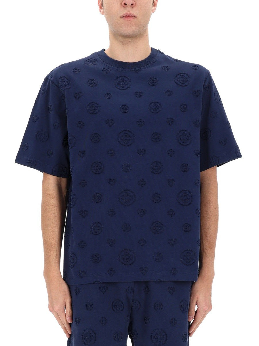 CASABLANCA - Man - Blue - T-shirt