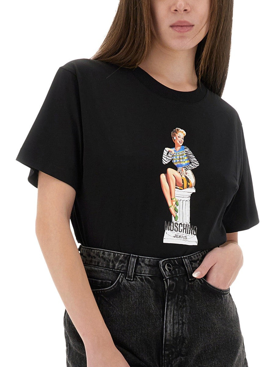 MOSCHINO JEANS - Woman - Black - T-shirt
