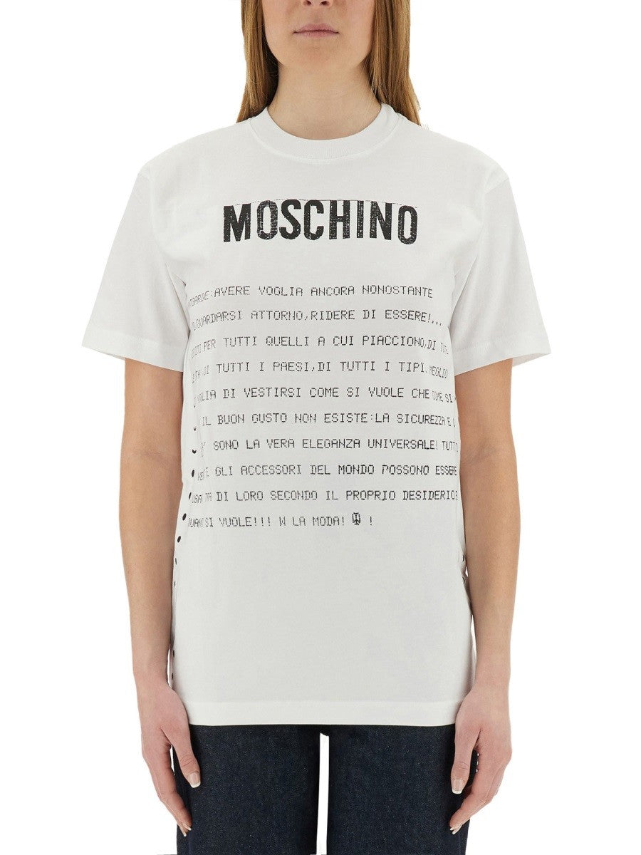 Moschino - Woman - White - T-shirt