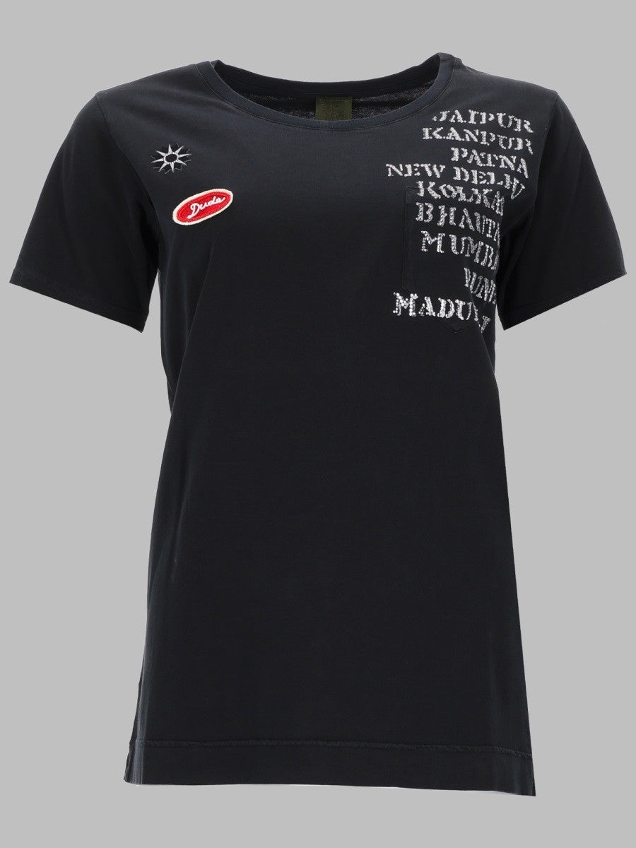 MR & MRS ITALY - Woman - Black - T-shirt