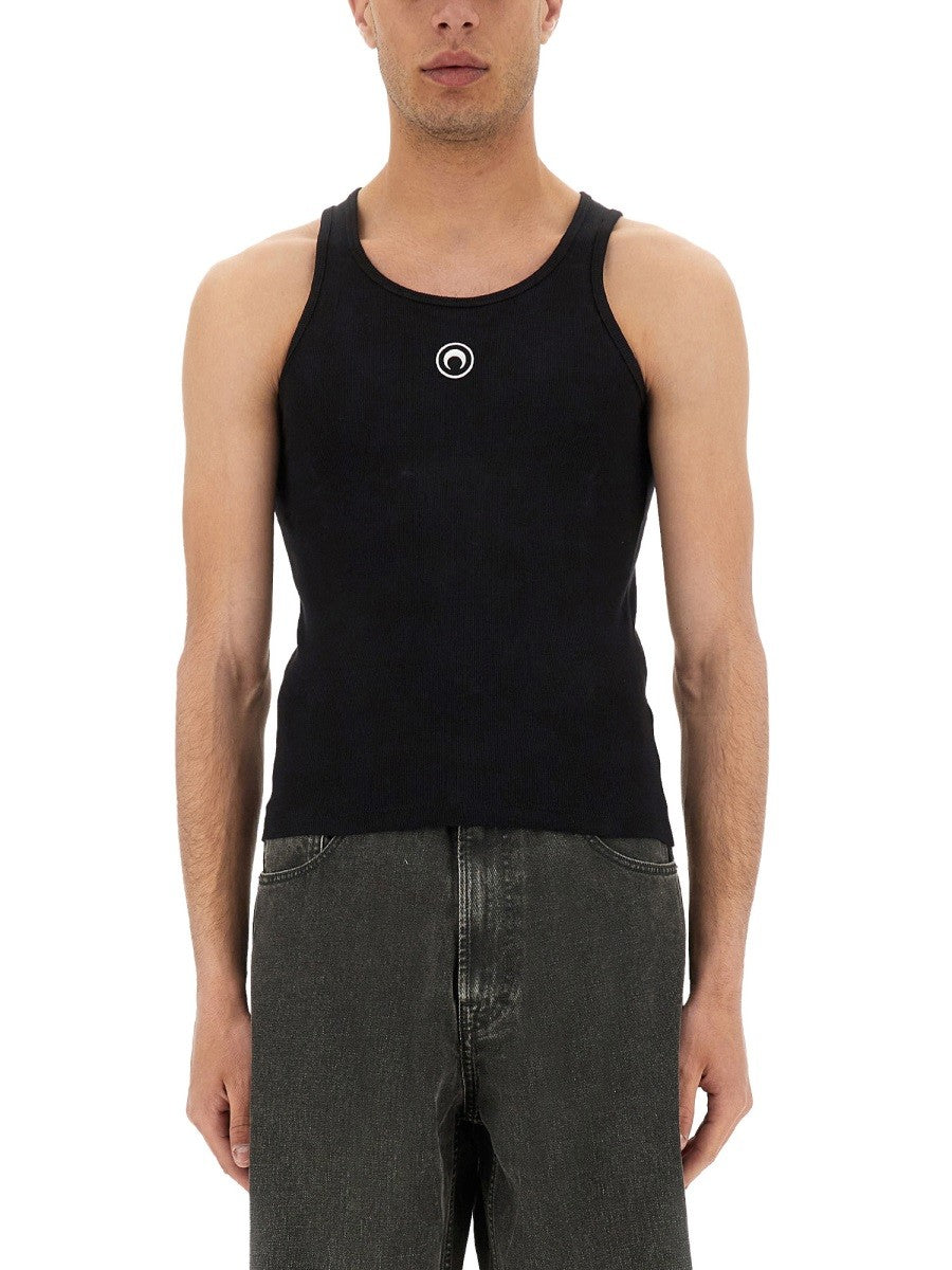 MARINE SERRE - Man - Black - Top