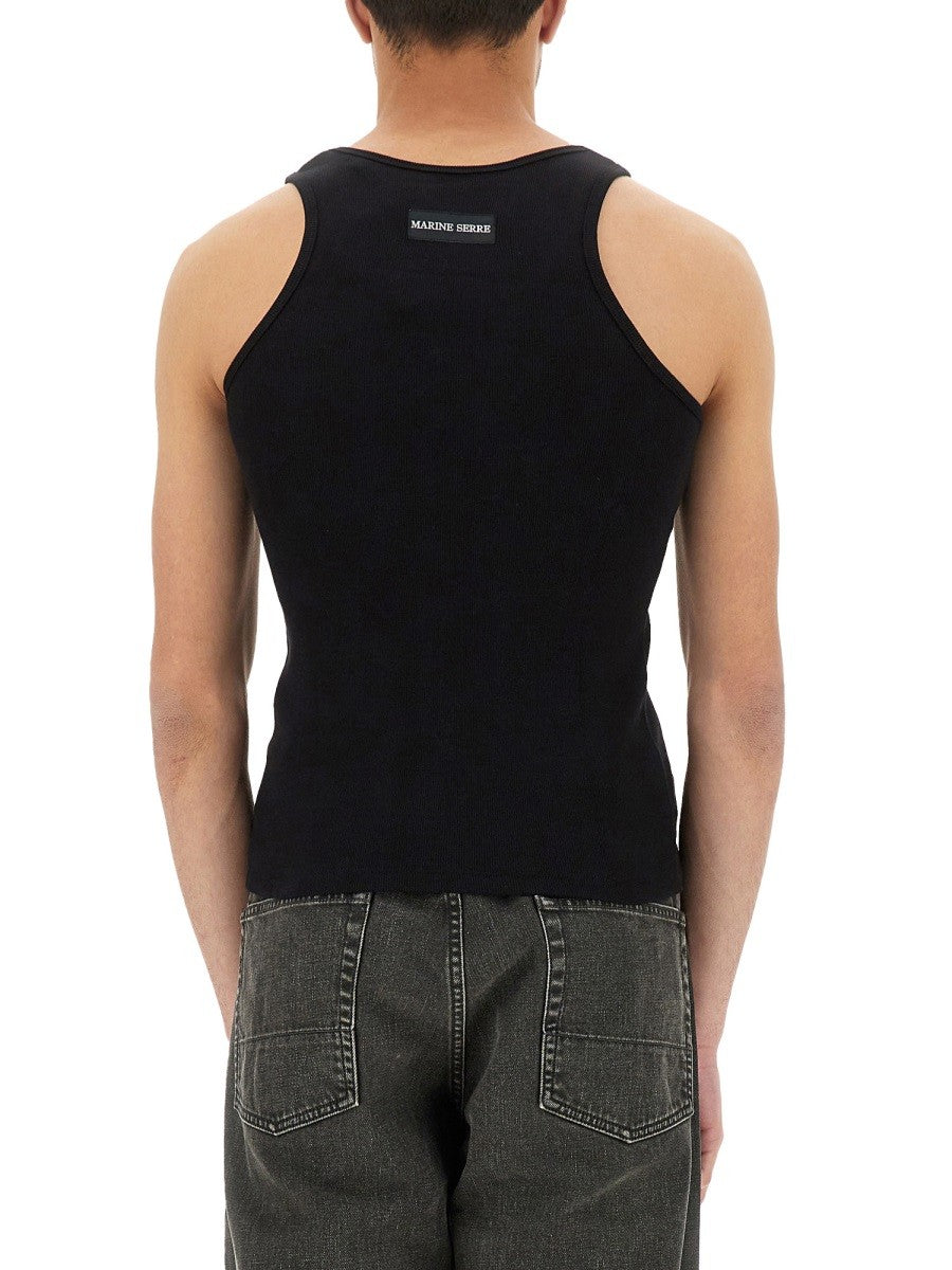 MARINE SERRE - Man - Black - Top