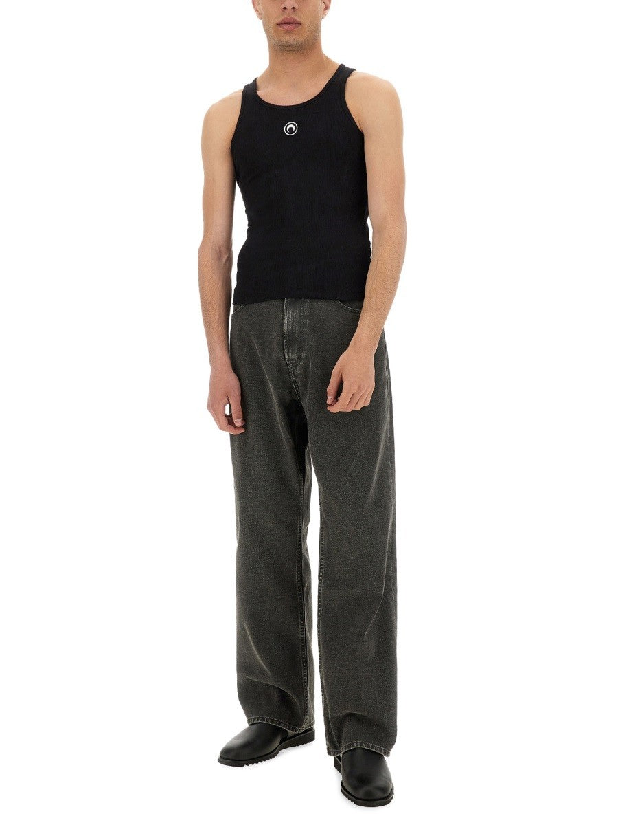 MARINE SERRE - Man - Black - Top