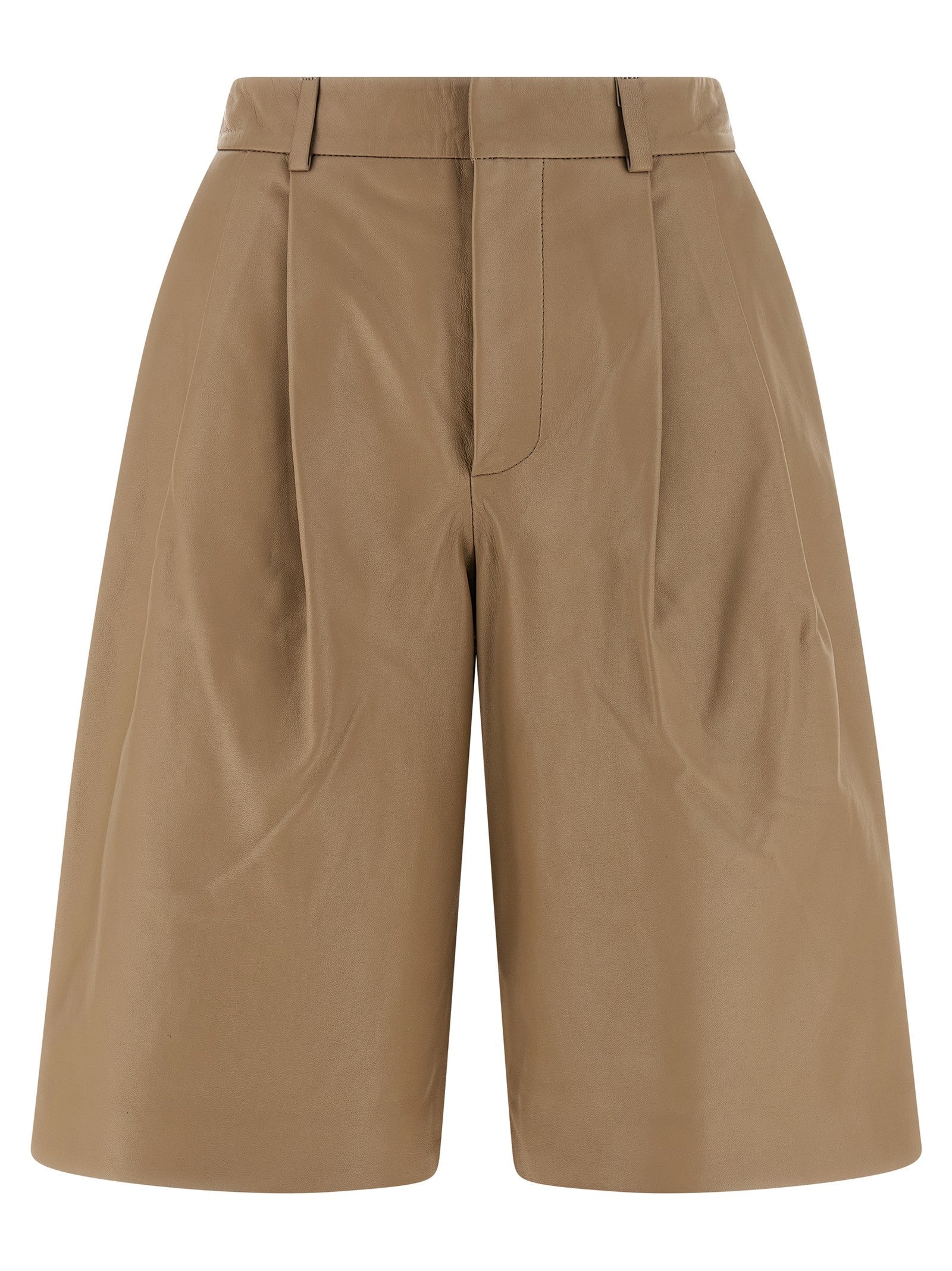 YVES SALOMON - nan - Beige - Shorts