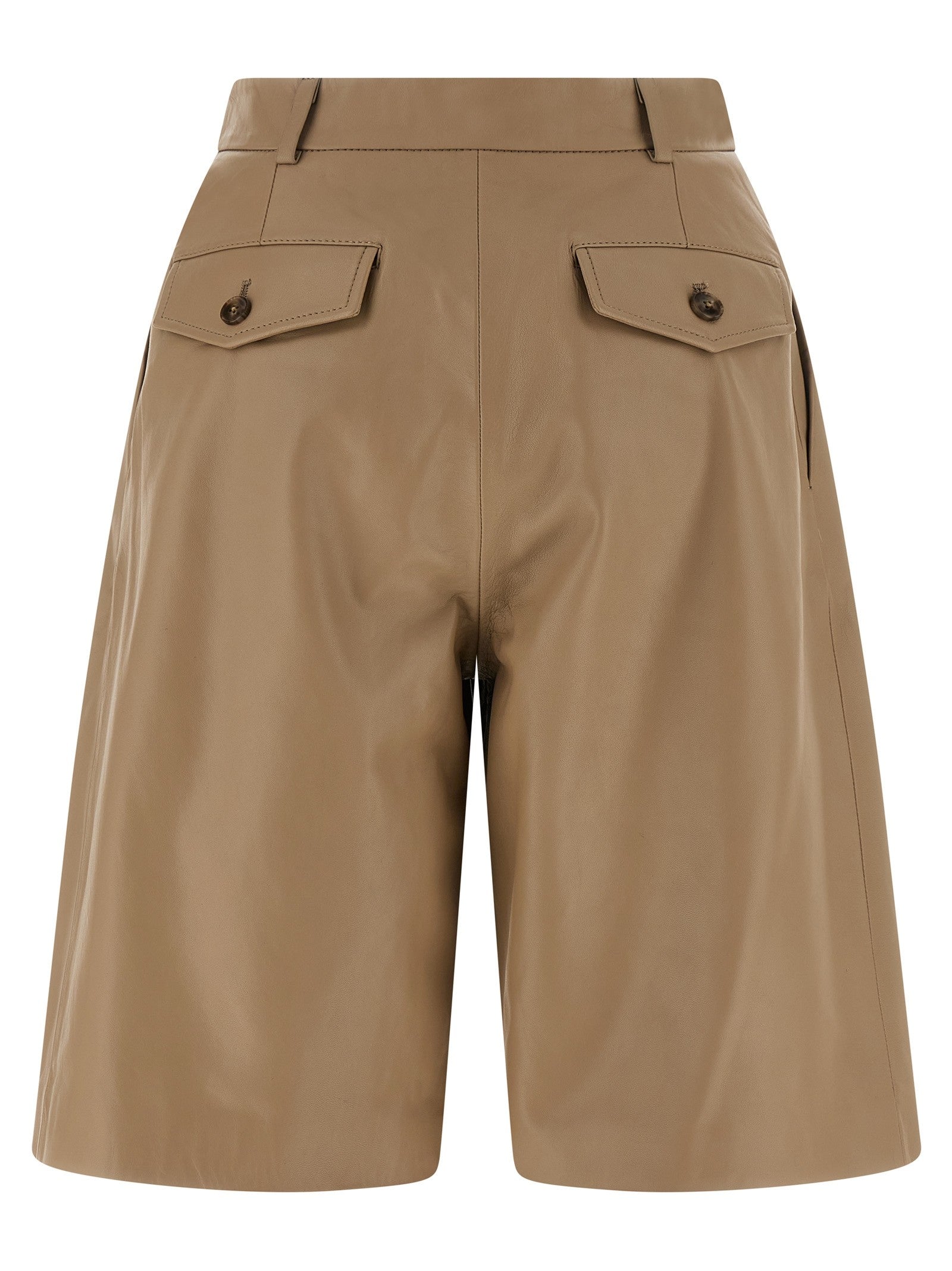YVES SALOMON - nan - Beige - Shorts