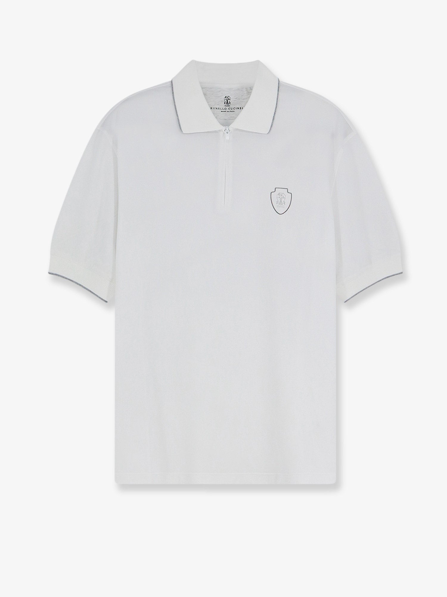 Brunello Cucinelli - Man - White - Polo Shirt