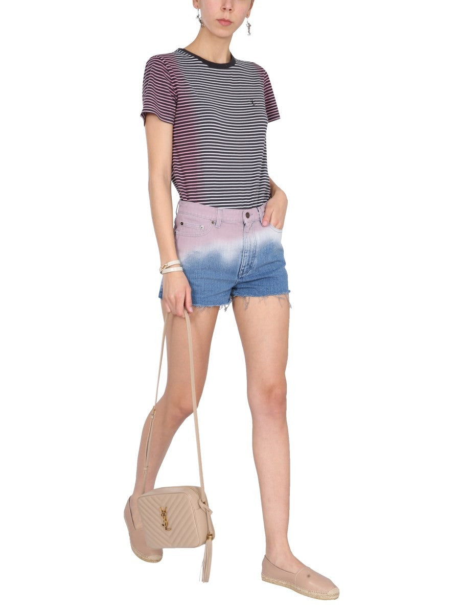 Saint Laurent - Woman - Multicolor - Shorts