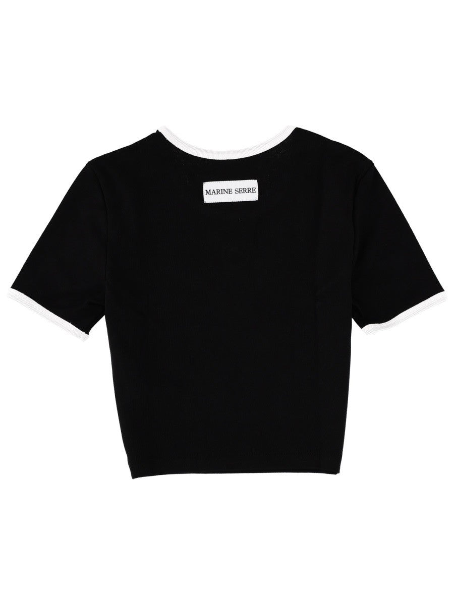 MARINE SERRE - Woman - Black - T-shirt