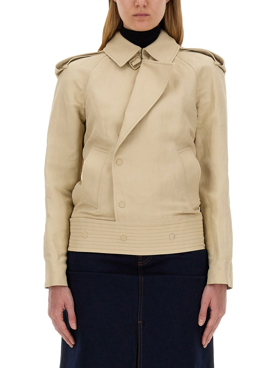 Burberry - Woman - Beige - Coat