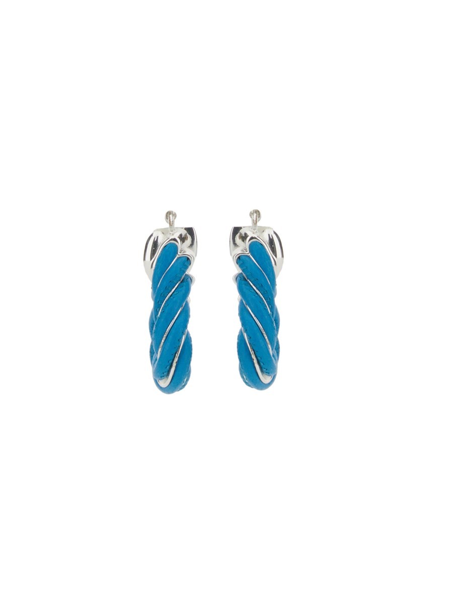 Bottega Veneta - Woman - Blue - Earring