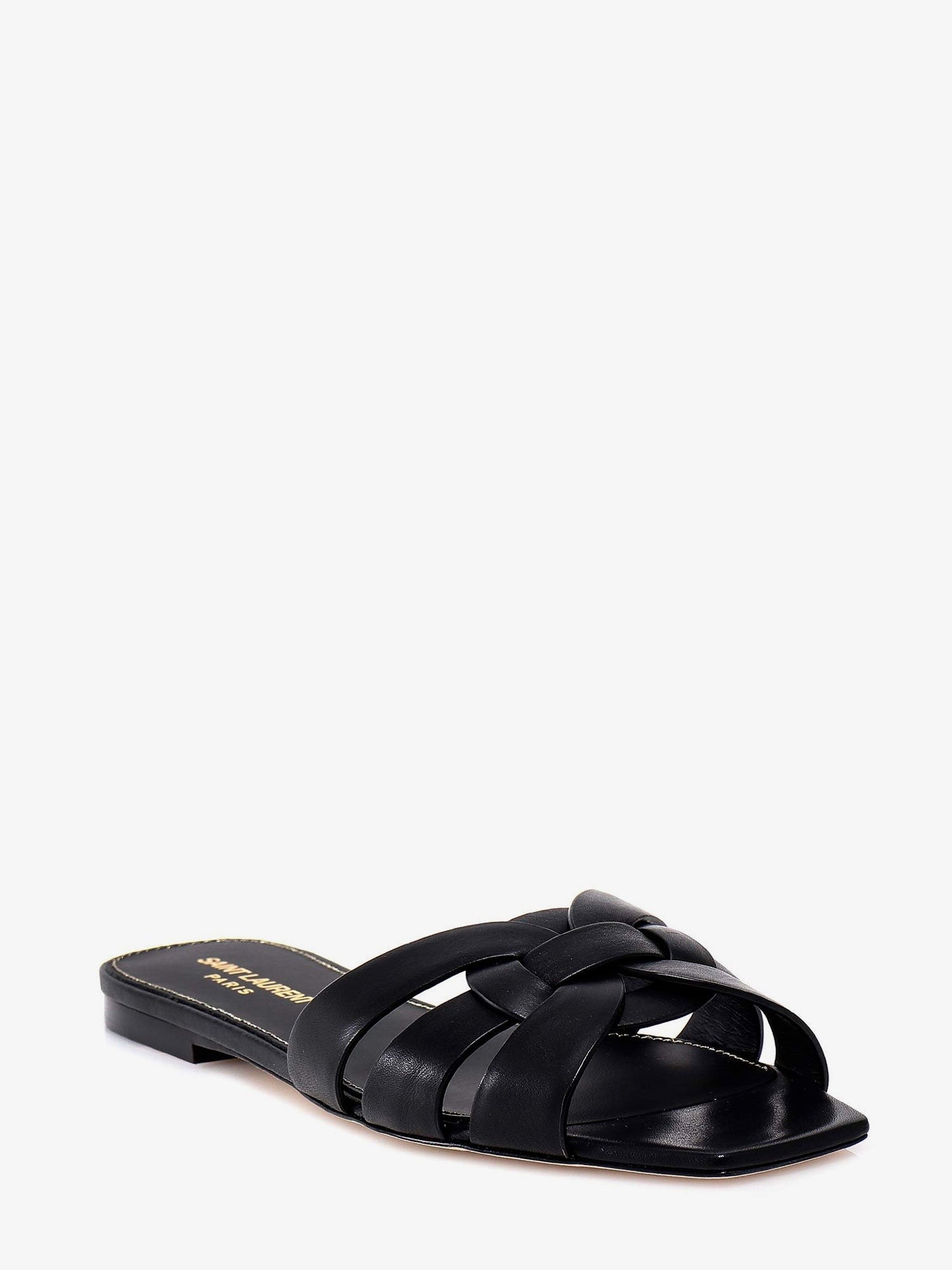 Saint Laurent - Woman - Black - Flat Sandal