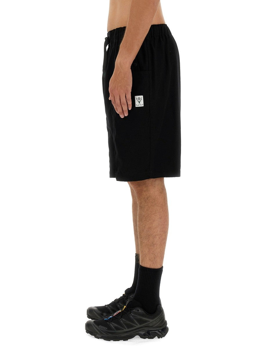SOUTH2 WEST8 - Man - Black - Shorts