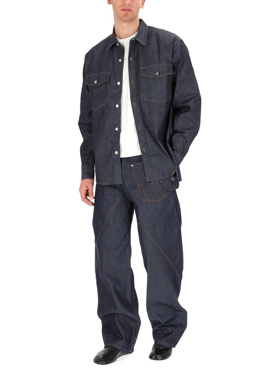 jw anderson - Man - Blue - Jeans