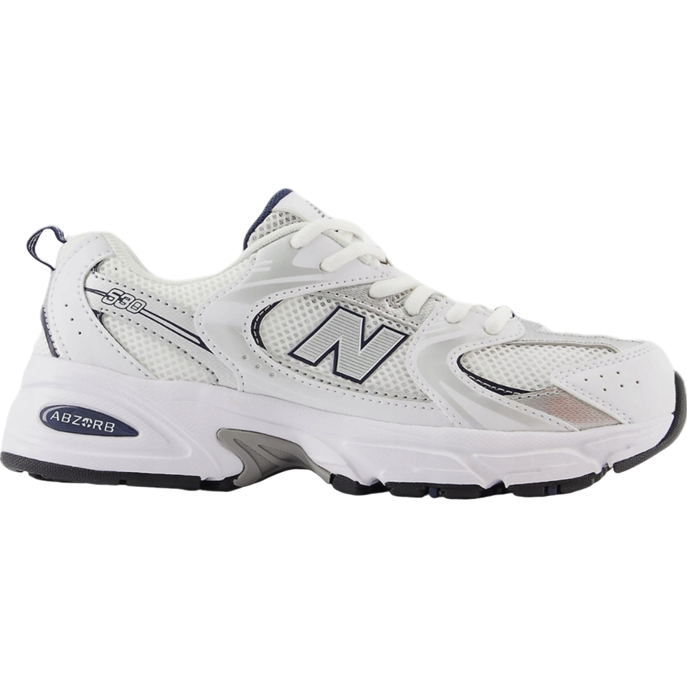 New Balance 530 White Silver Big Kids