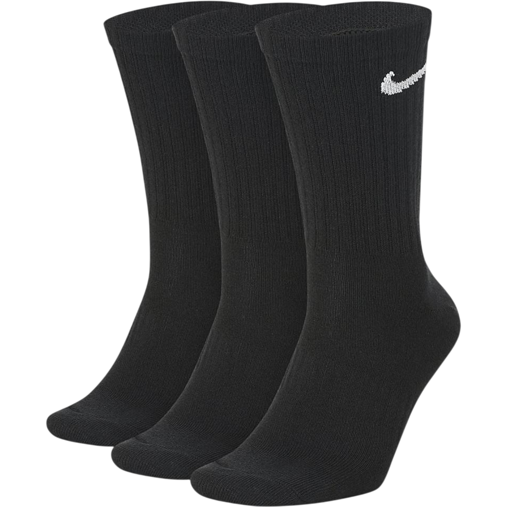 Nike Socks - Everyday Lightweight Crew Black 3-PACK