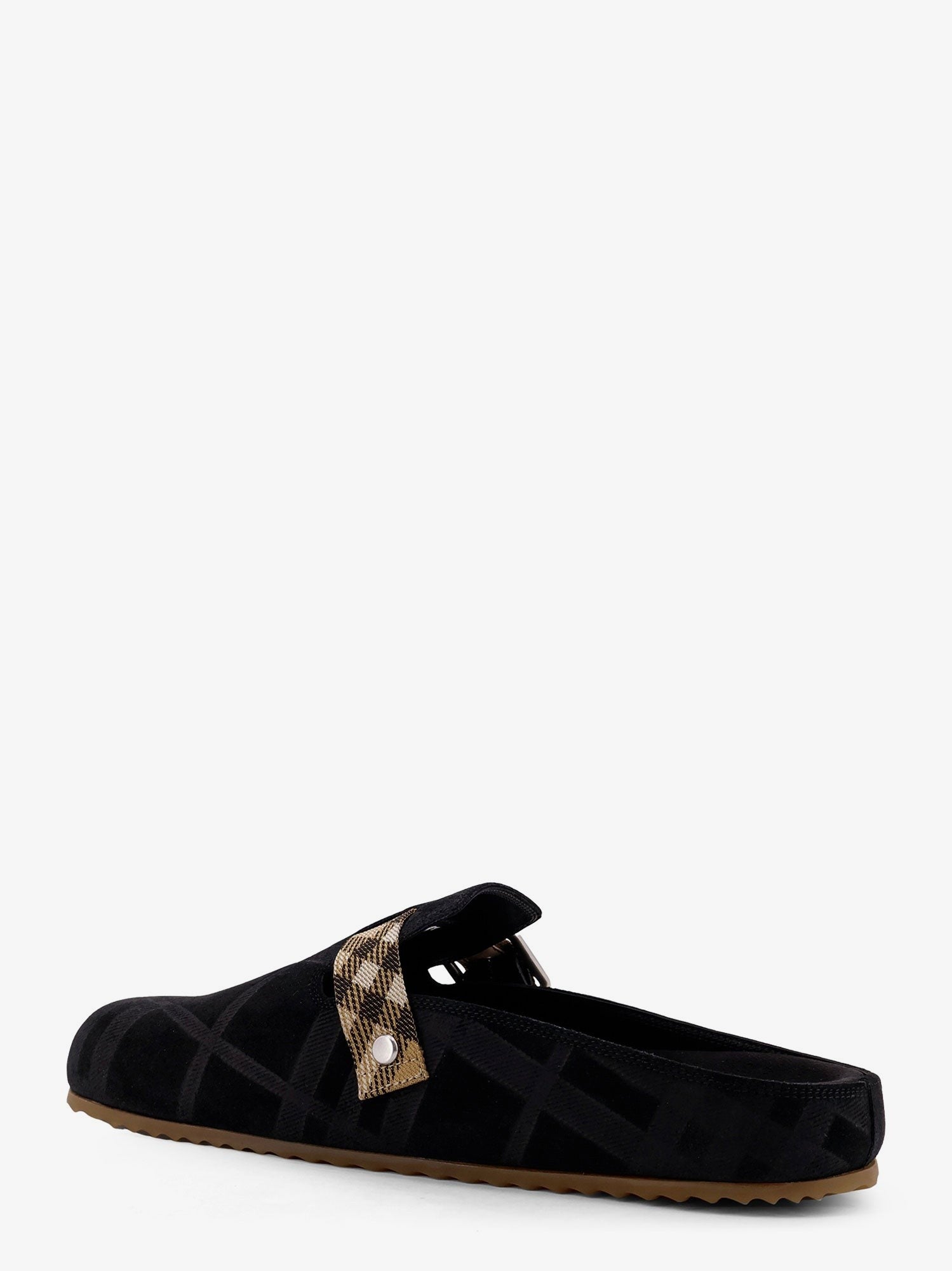 Burberry - Man - Black - Flat Sandal