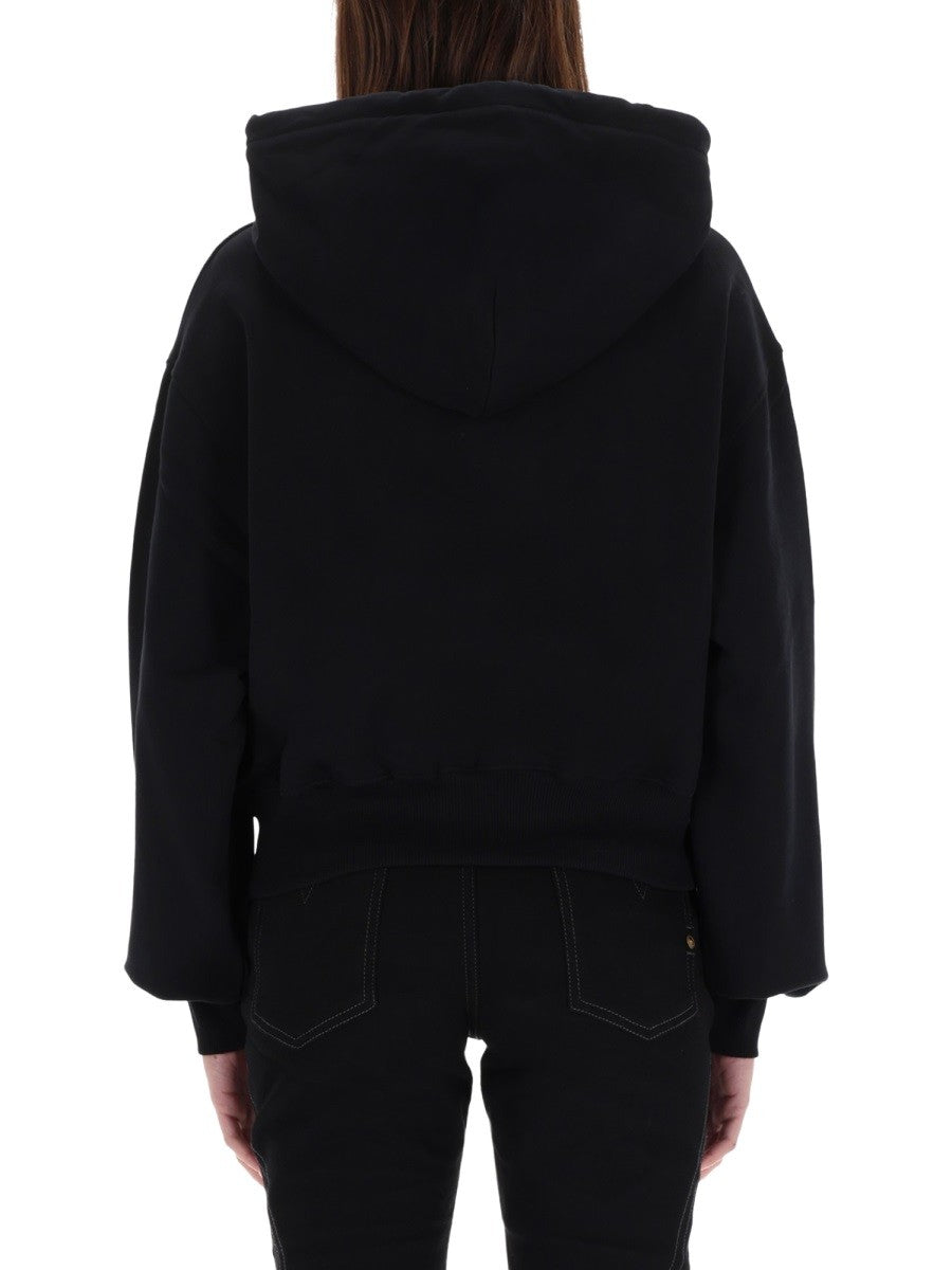 Versace Jeans Couture - Woman - Black - Sweatshirt