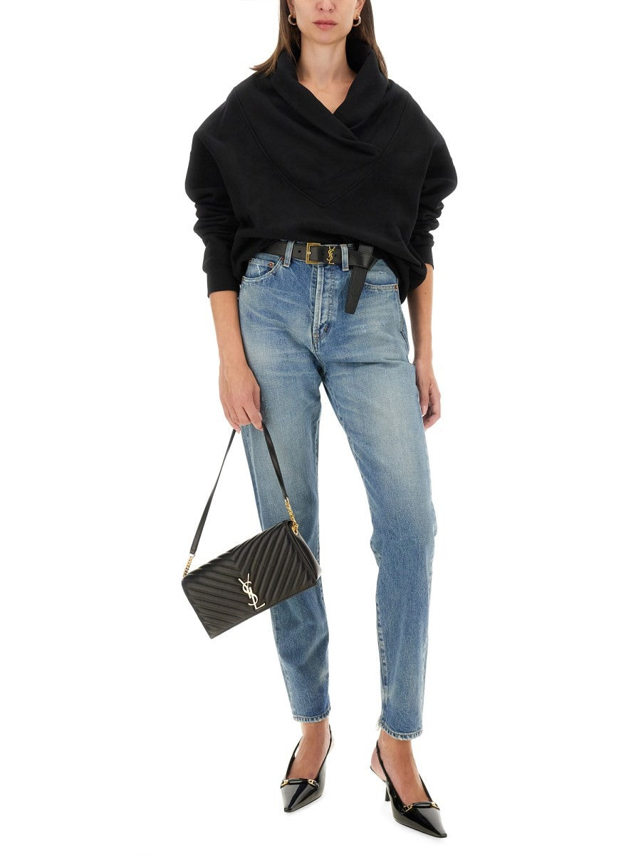 Saint Laurent - Woman - Black - Sweatshirt
