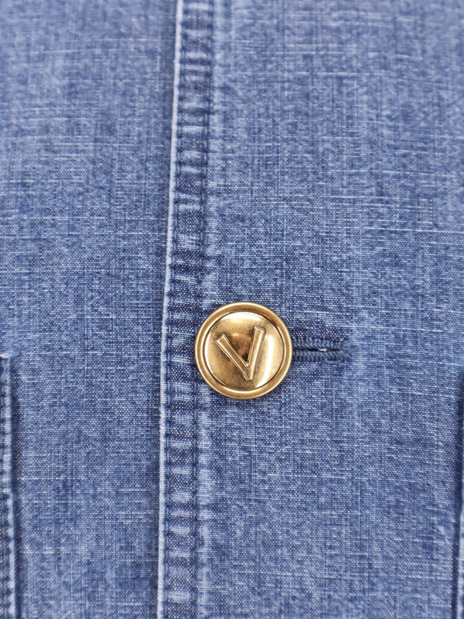 Valentino - Man - Blue - Denim Jacket