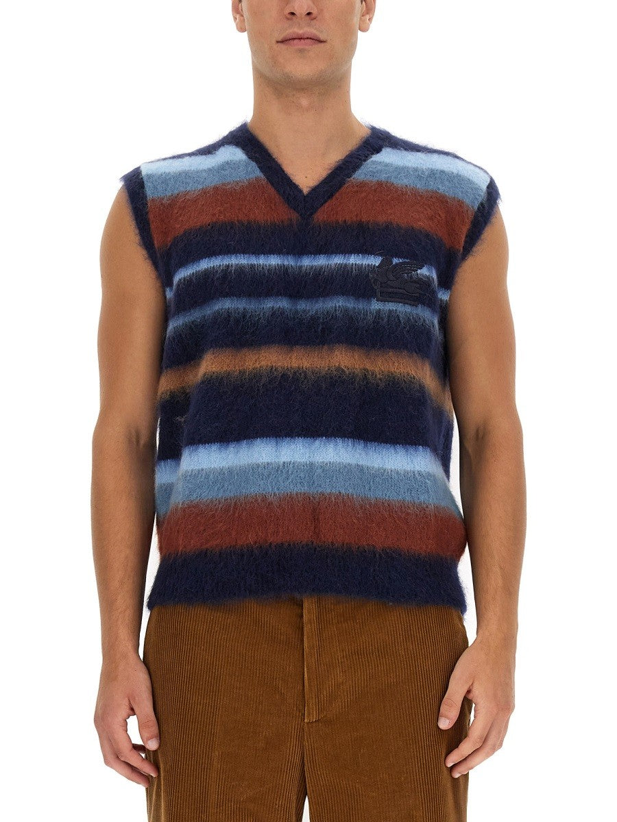 Etro - Man - Blue - Vest