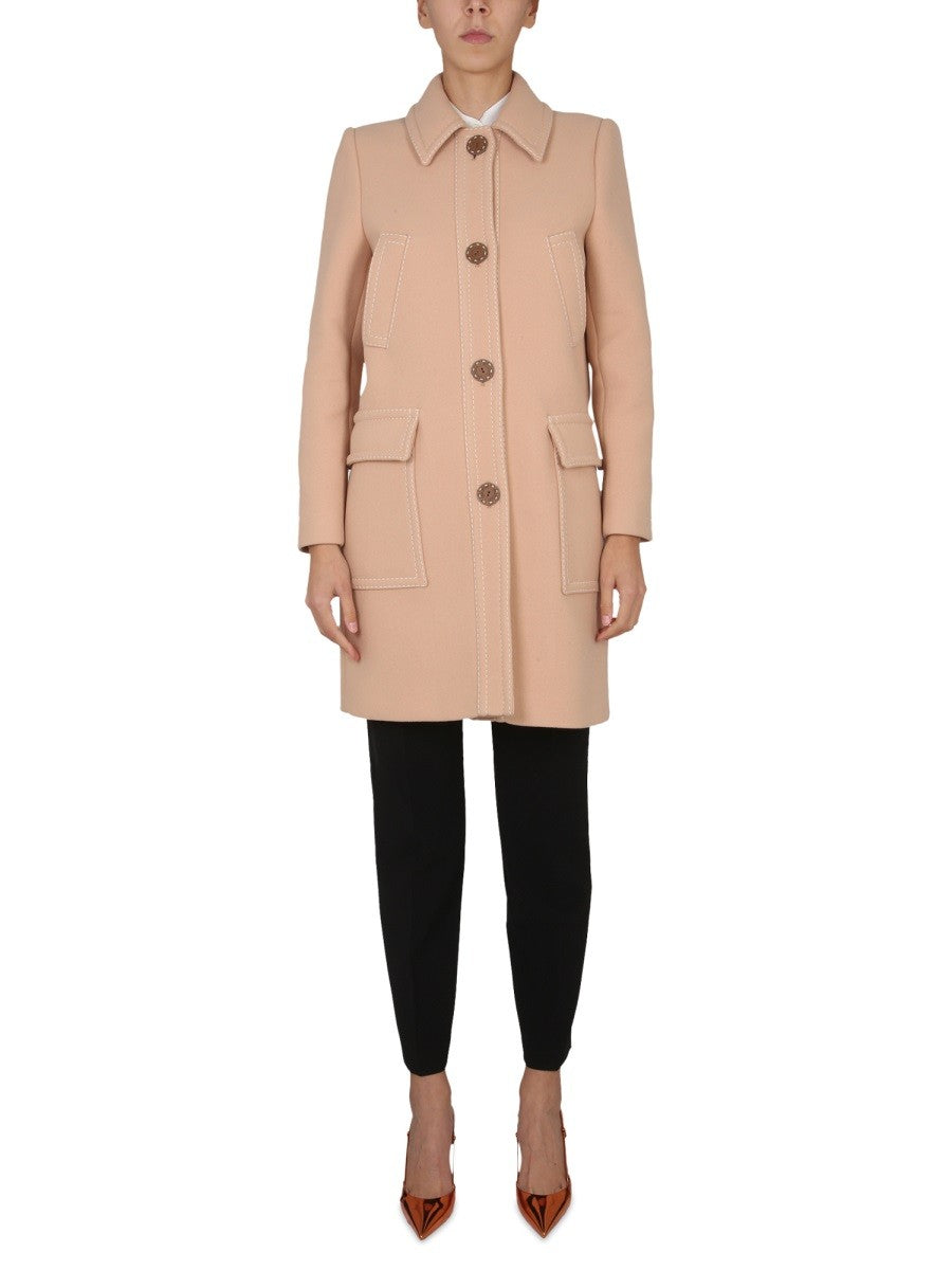 Boutique Moschino - Woman - Beige - Coat