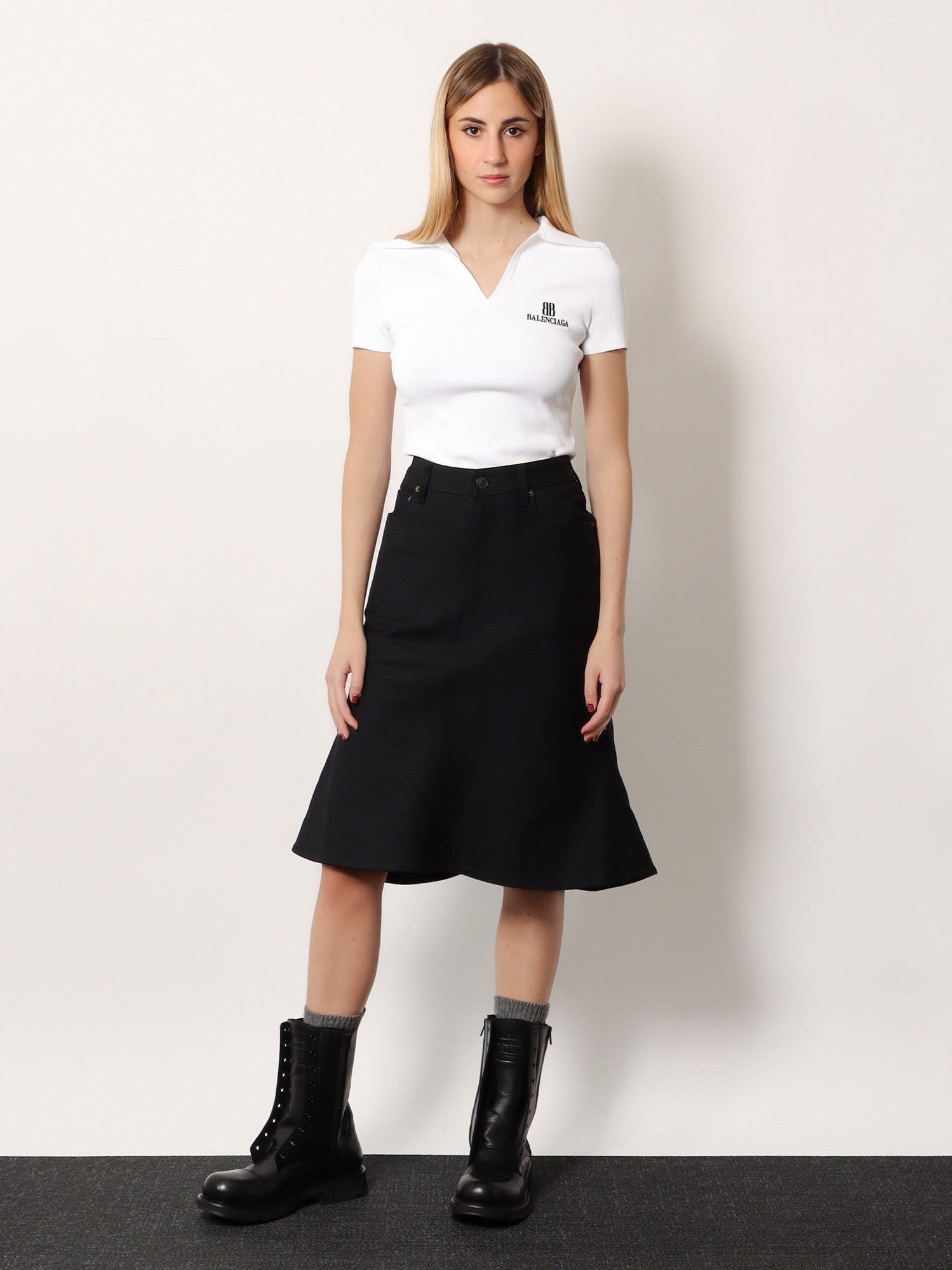 Balenciaga - Woman - White - Knit Sweater