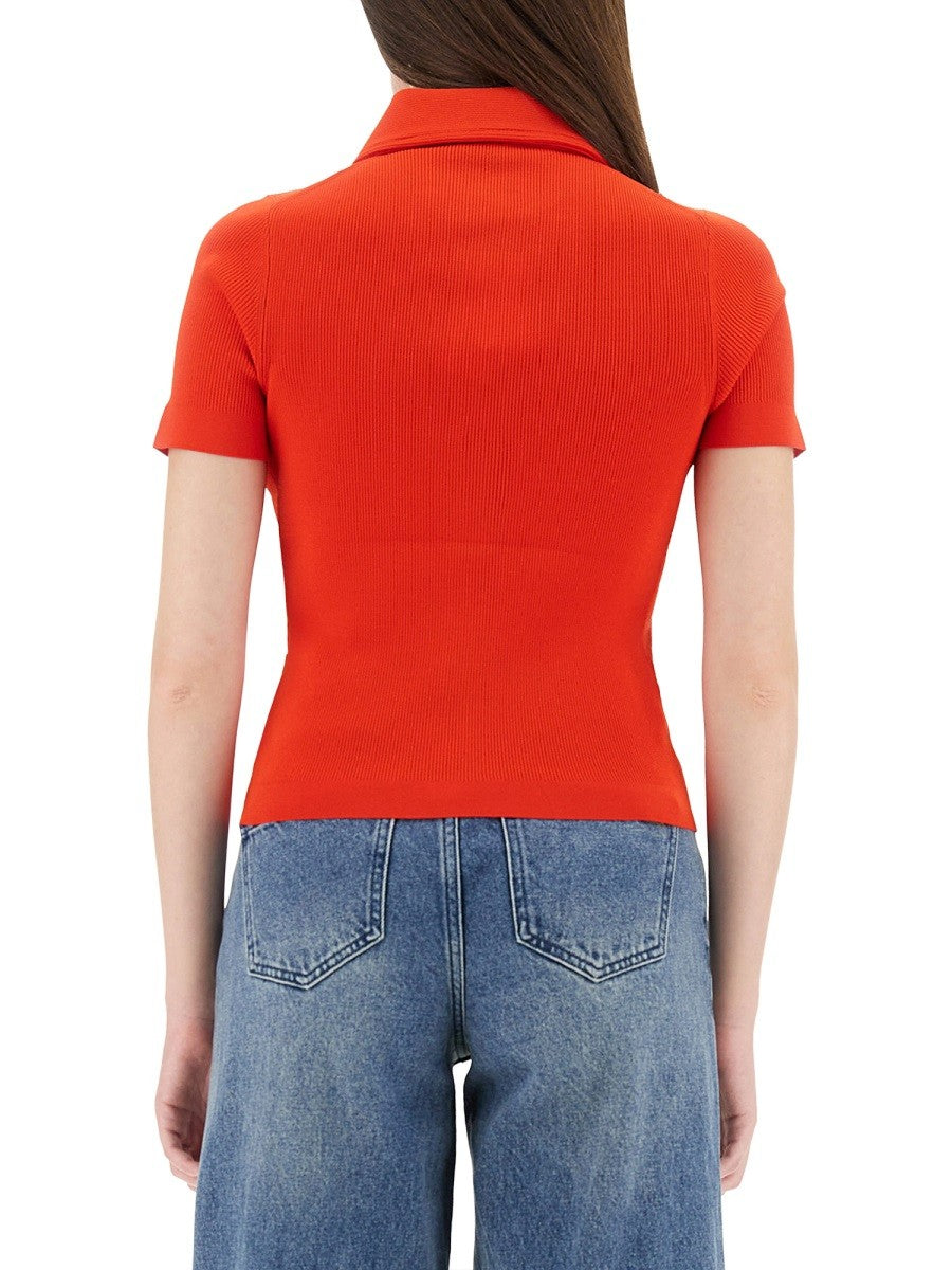 Tory Burch - Woman - Red - POLO SHIRTS