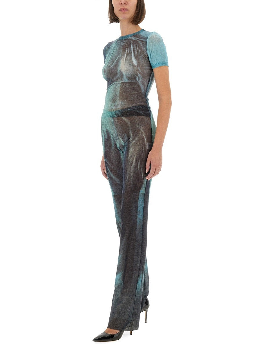 JEAN PAUL GAULTIER - Woman - Blue - Pants