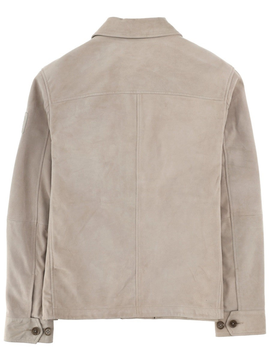 BELSTAFF - Man - White - Leather Jacket
