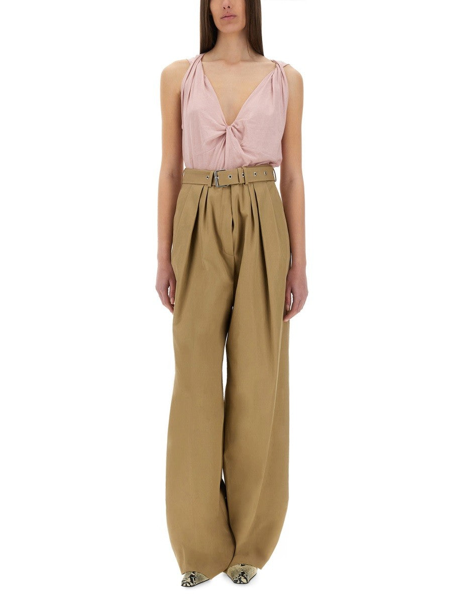 Dries Van Noten - Woman - Beige - Pants