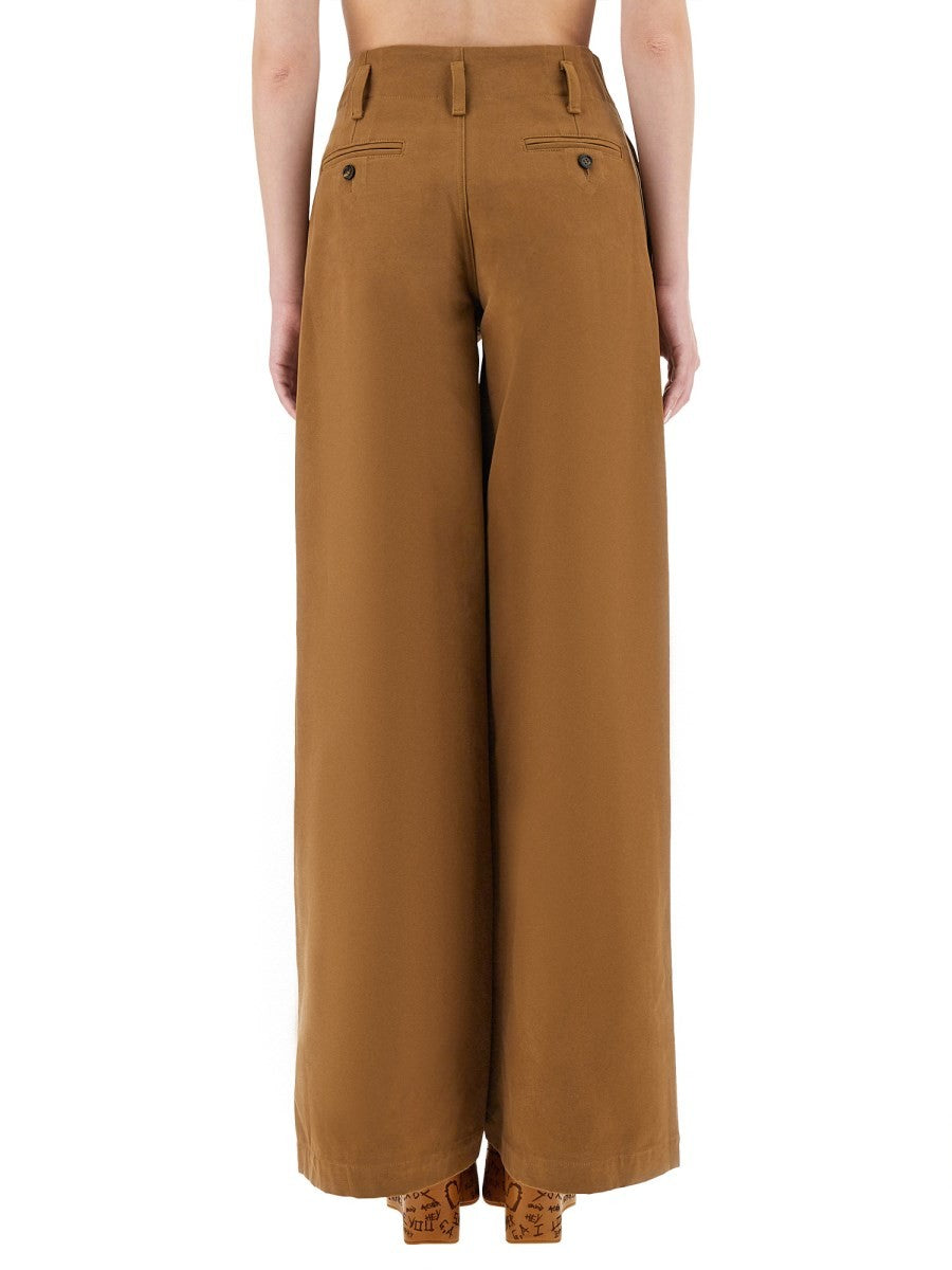 CHLOÉ - Woman - Brown - Pants