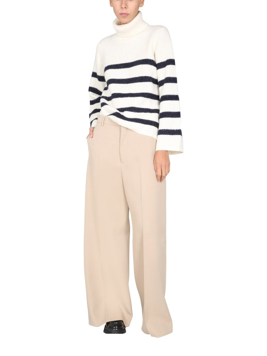 AMI PARIS - Woman - Beige - Pants
