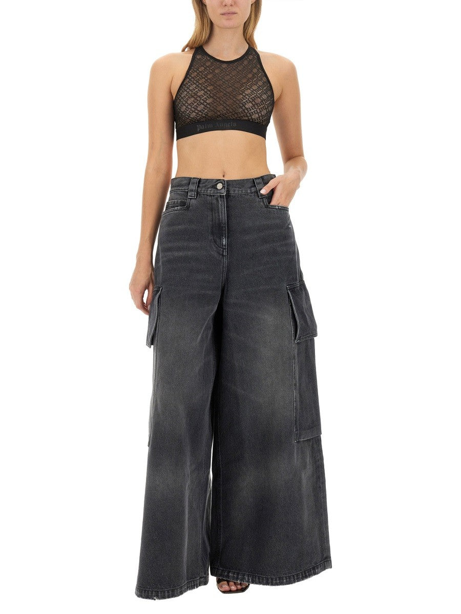 Palm Angels - Woman - Grey - Jeans