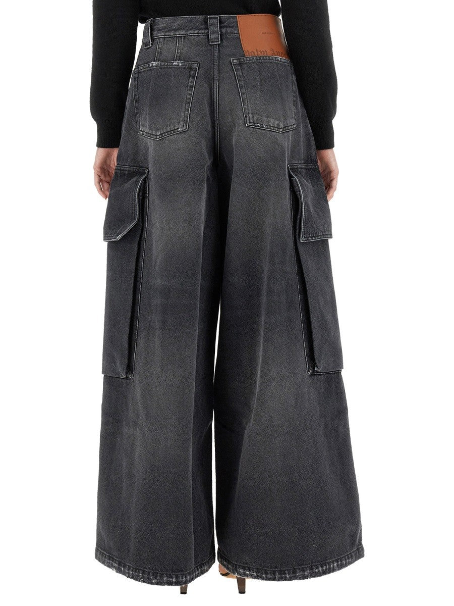 Palm Angels - Woman - Grey - Jeans
