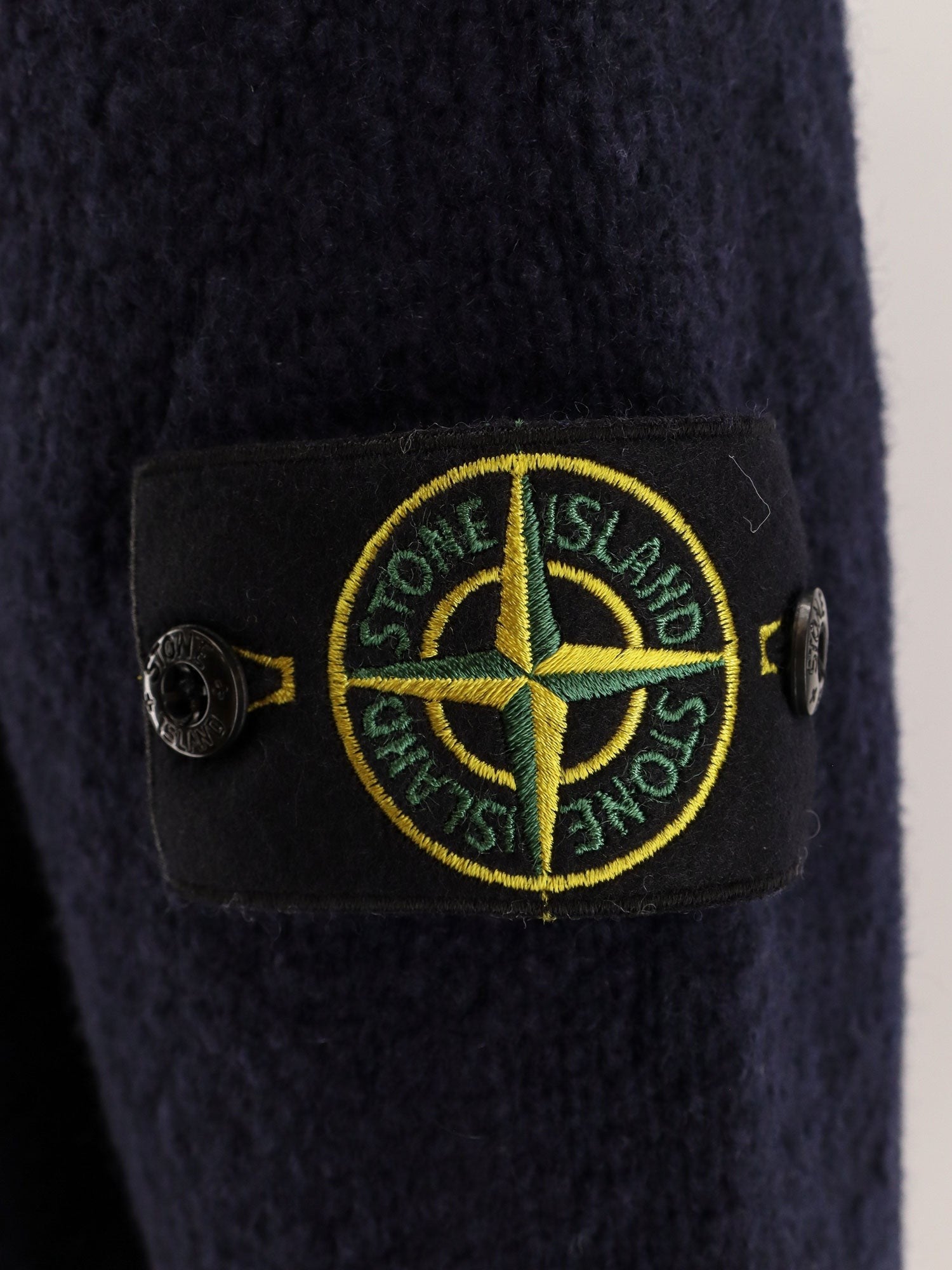 Stone Island - Man - Blue - Knit Sweater