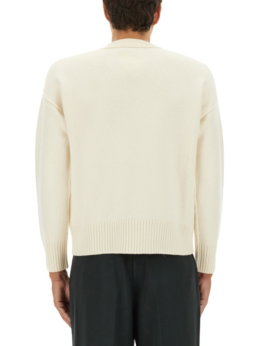 AMI PARIS - Unisex - White - Sweater