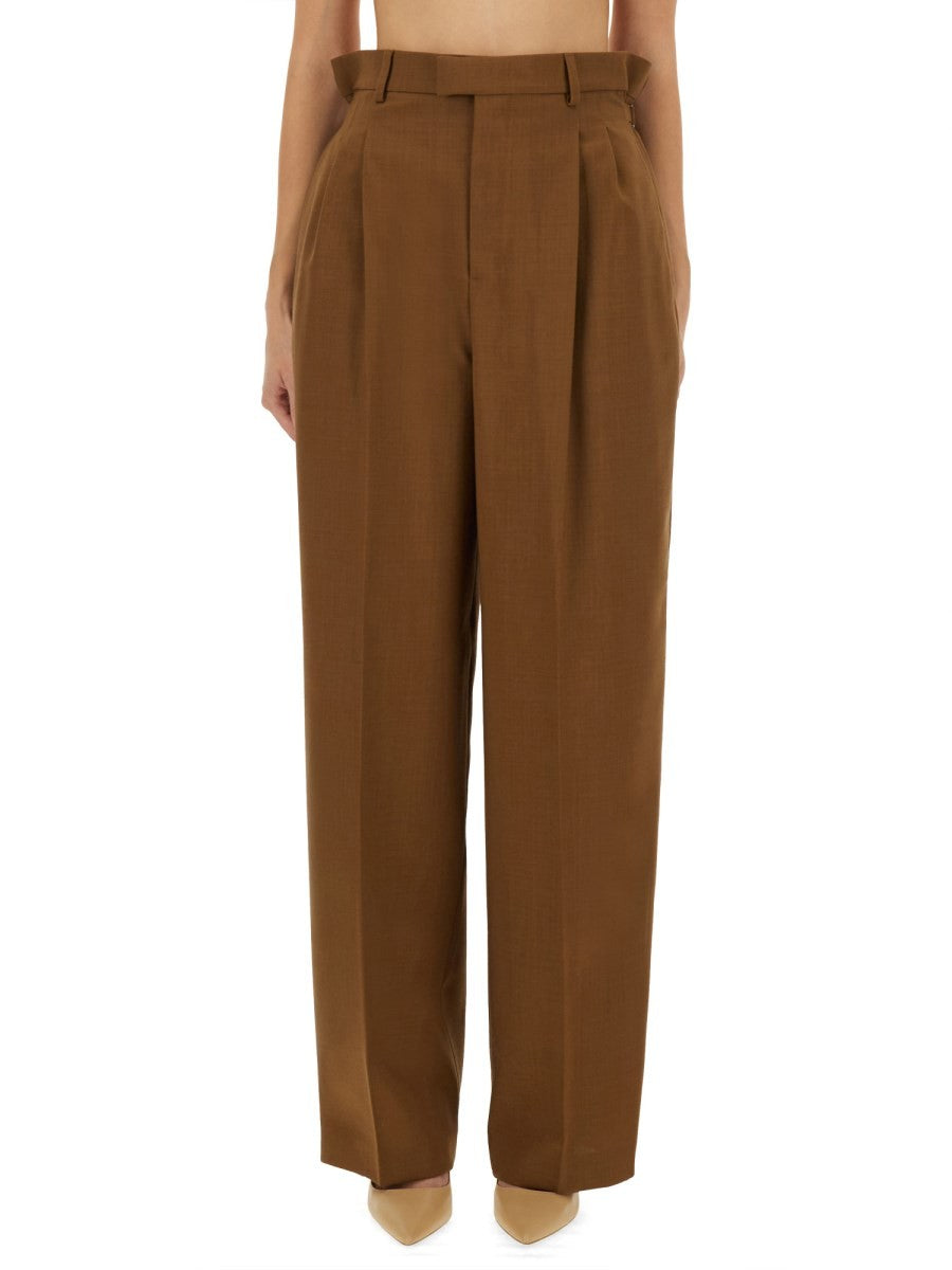 AMI PARIS - Woman - Brown - Pants