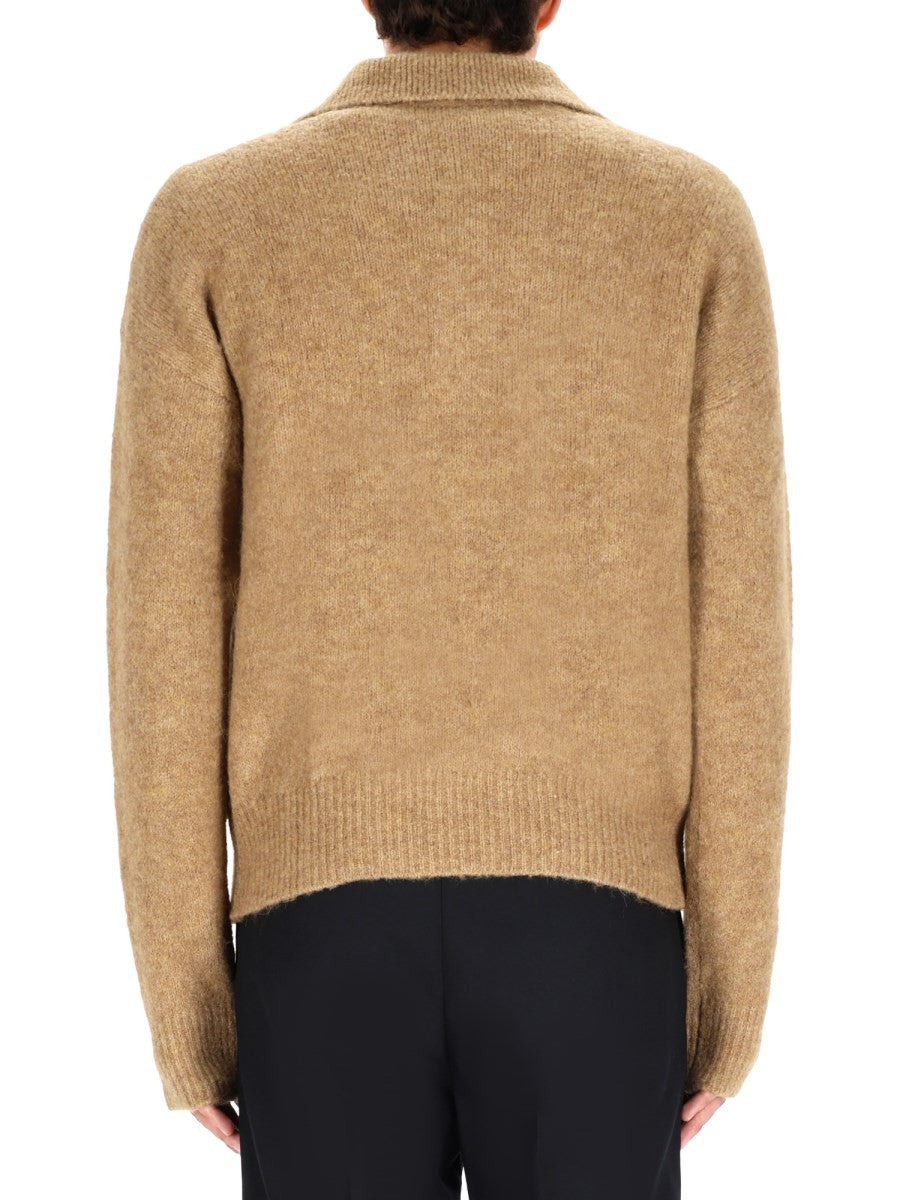 AMI PARIS - Man - Brown - Sweater