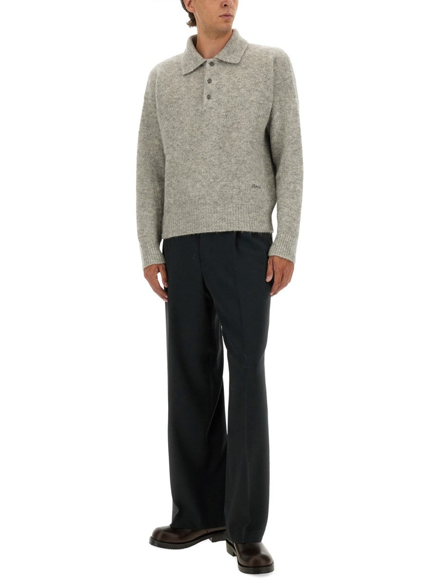AMI PARIS - Man - Grey - Sweater