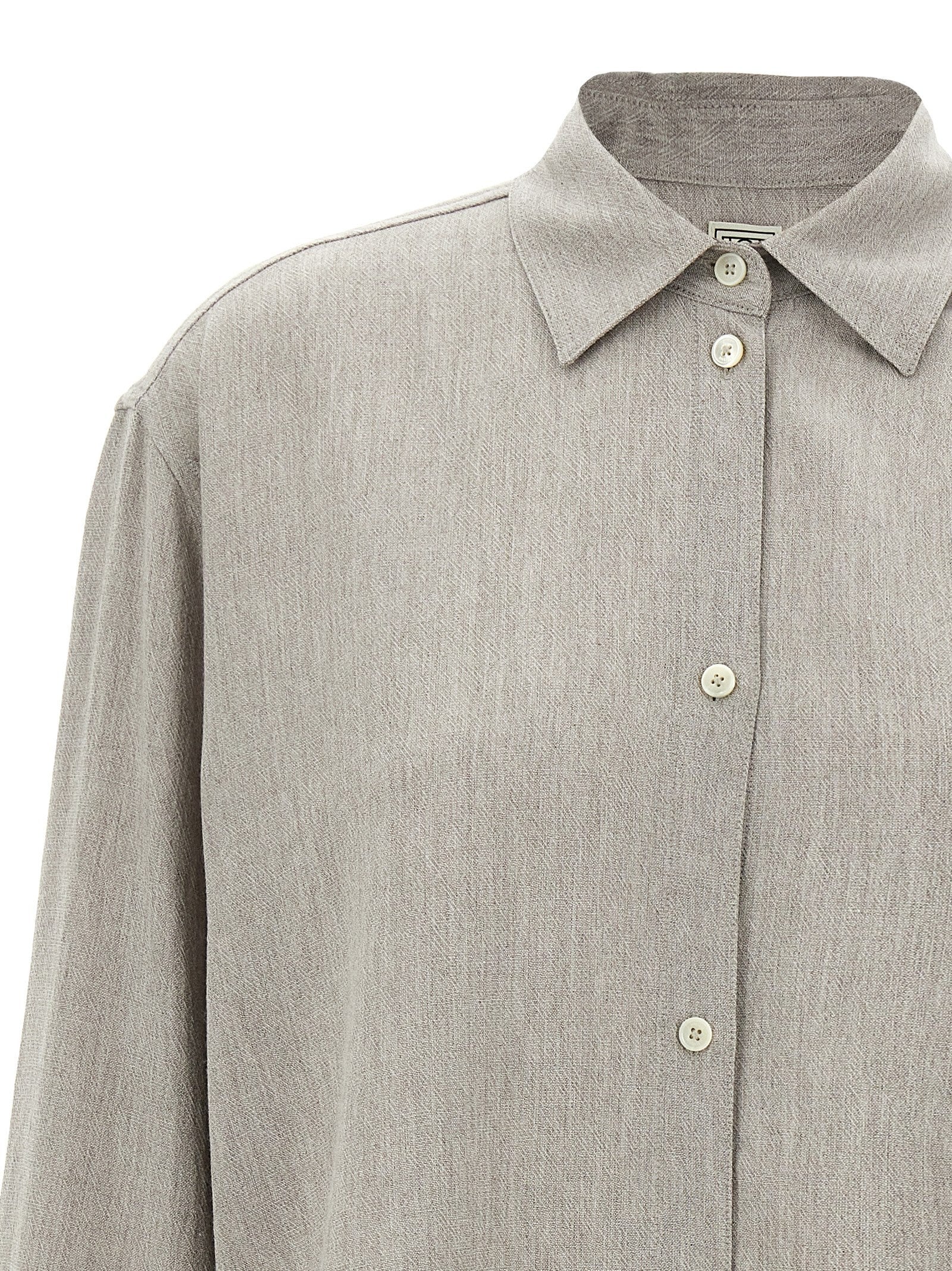 TOTEME - nan - Grey - Shirt