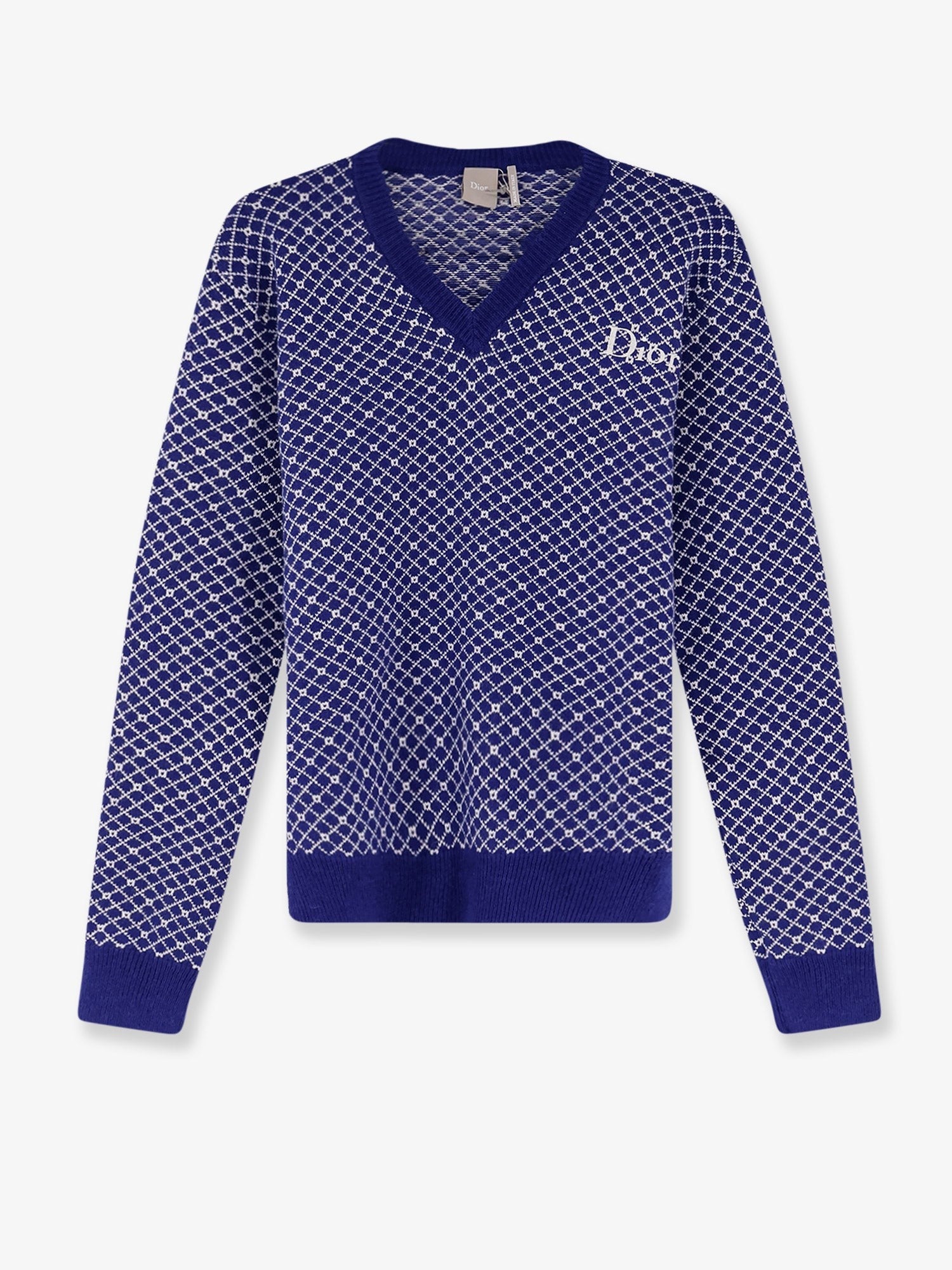 Dior - Man - Blue - Knit Sweater
