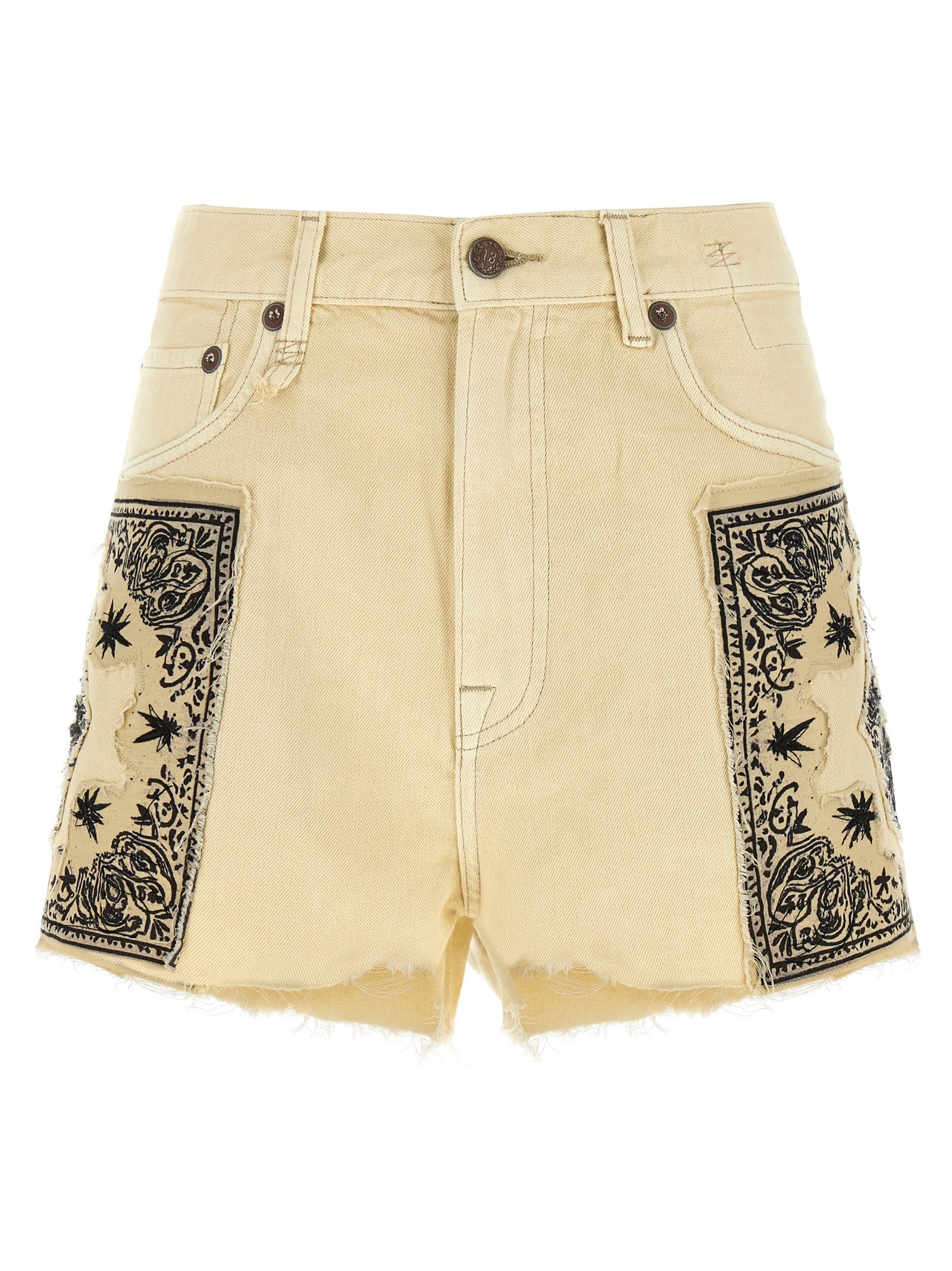 R13 - nan - Beige - Shorts