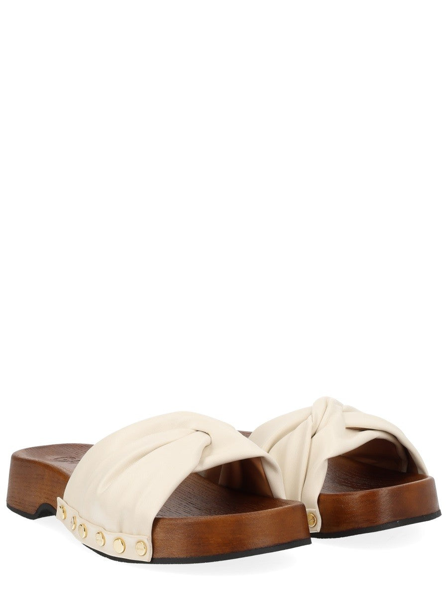 GANNI - Woman - Beige - Sandal