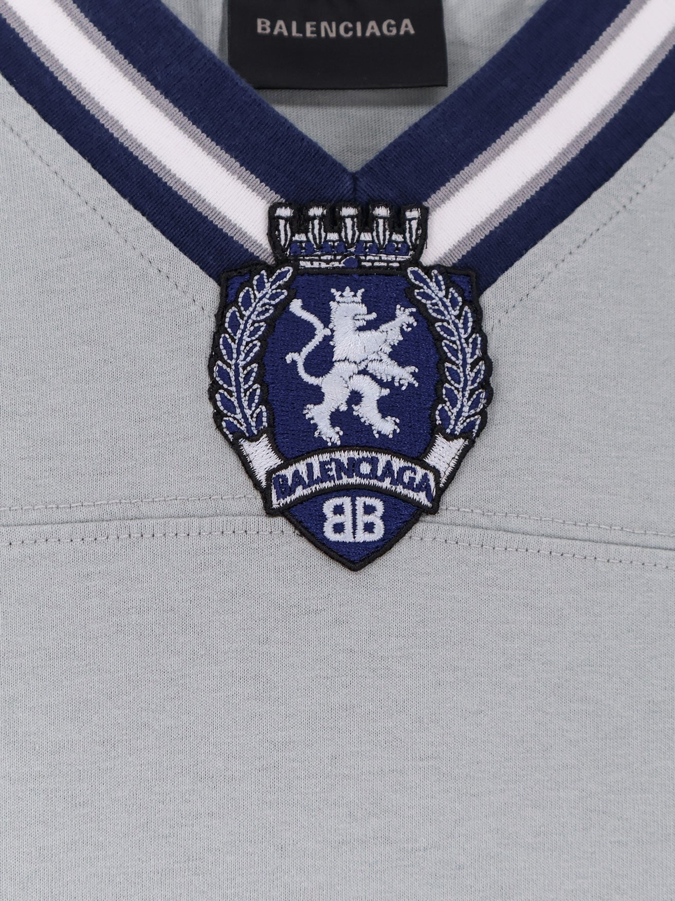 Balenciaga - Man - Grey/White - T-Shirts and Top