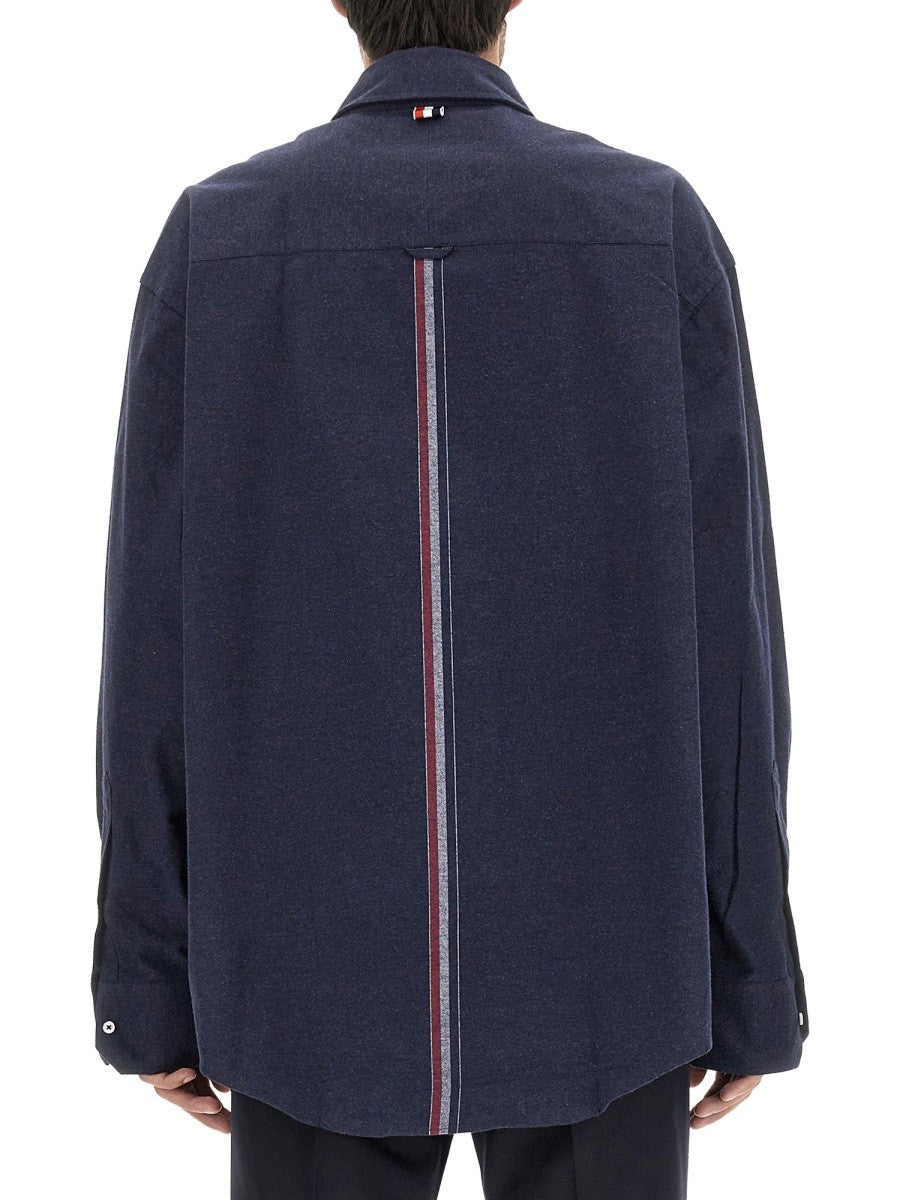 THOM BROWNE - Man - Blue - Shirt
