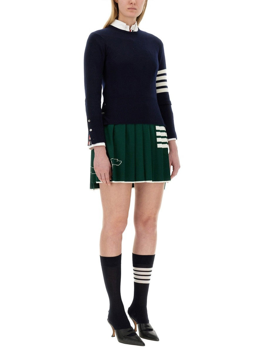 THOM BROWNE - Woman - Blue - Sweater